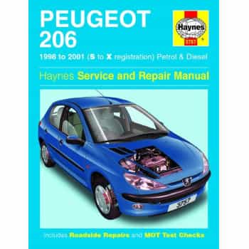 Haynes Manuel d'atelier Peugeot 206 Essence & Diesel (1998 - 2001)