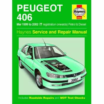 Haynes Workshop manual Peugeot 406 Essence & Diesel (Mars 1999 - 2002)