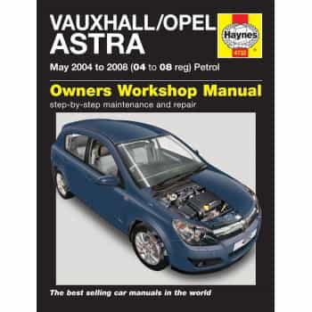 Haynes Workshop manual Opel Astra Essence (Mai 2004-2008)