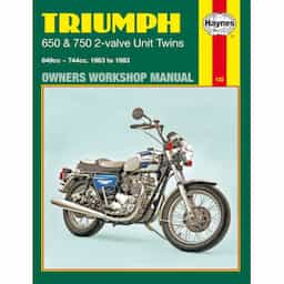 Jumelles Triumph 650 et 750 à 2 soupapes (63 - 83)