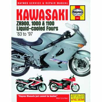 Kawasaki ZX900, 1000 & 1100 à quatre refroidis par liquide (83 - 97)