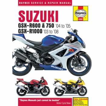 Suzuki GSX-R600 / 750 (04-05) GSX-R1000 (03-08)