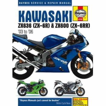 Kawasaki ZX636 (ZX-6R) et ZX600 (ZX6RR) (03-06)