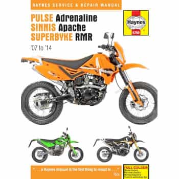 Pulse / LEXMOTO Adrénaline, Sinnis Apache, Superbyke RMR (07 - 14)