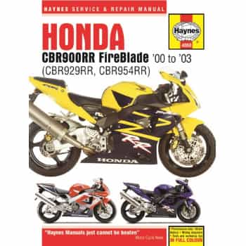 Honda CBR900RR FireBlade (00 - 03)