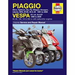 Piaggio & Vespa Scooters (91 - 09)