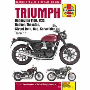 Triumph Bonneville T100, T120, Bobber, Thruxton, rue jumelle, tasse et Scrambler (16 - 17)
