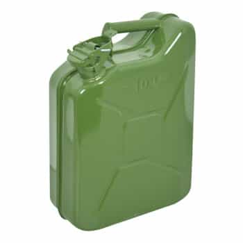 Jerrican 10l métal vert TüV / GS