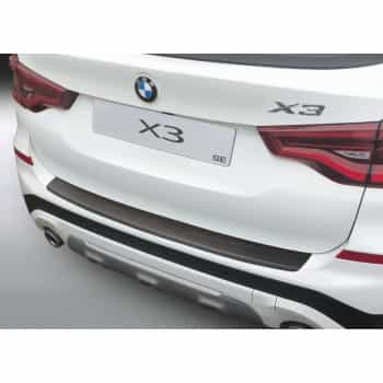 Protection de seuil arrière en ABS BMW X3 (G01) 10 / 2017- Noir