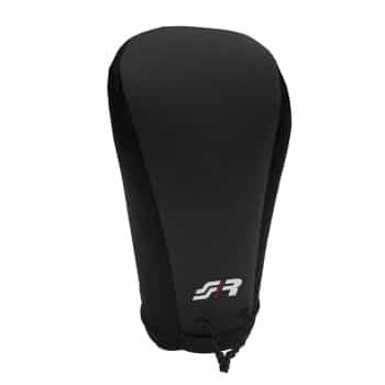 Couvre Pommeau de Vitesse Simoni Racing - Noir + Logo SR