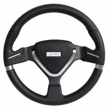 Cintre Simoni Racing Sport Montecarlo 350mm - Cuir Noir