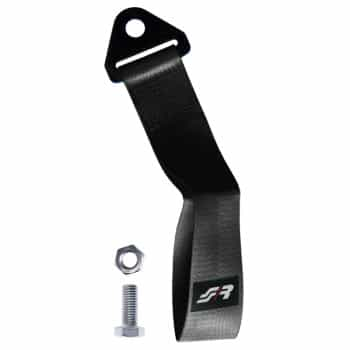 Ceinture de remorquage Simoni Racing - Noir - max.3000 kg - Longueur 28 cm