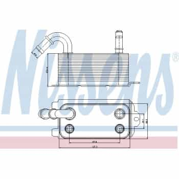 Radiateur d'huile de boîte automatique 90661 Nissens