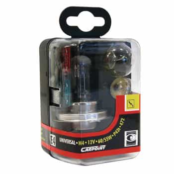 Carpoint jeu d'ampoules de rechange jeu d'ampoules H4 60/55W