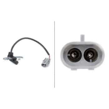 Capteur d'angle, vilebrequin 6PU 009 163-741 Hella