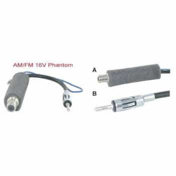 Adaptateur d'antenne fantôme AM / FM 16V