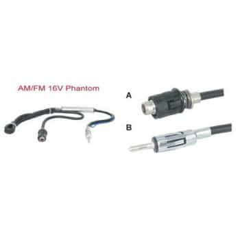 Adaptateur d'antenne fantôme AM / FM 16V