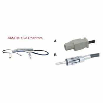 Adaptateur d'antenne fantôme AM / FM 16V