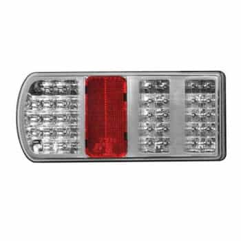 Feu arrière 43 LED gauche 225x105mm