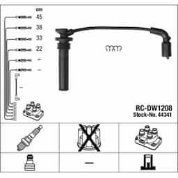 Kit de câbles d'allumage 44341 NGK