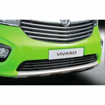RGM Spoiler avant 'Skid-Plate' Opel Vivaro 2014- Argent (ABS)