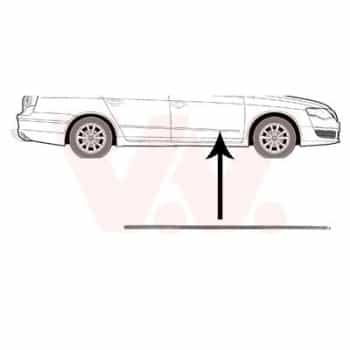 Baguette et bande protectrice, porte