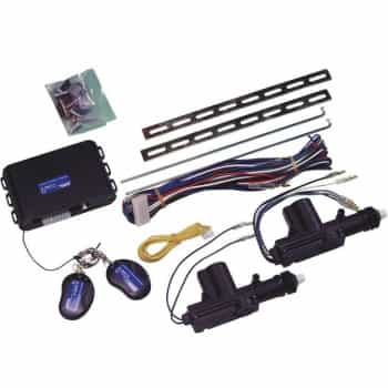 Kit de verrouillage centralisé universel des portes - 2 portes - avec 2 moteurs et 2 télécommandes