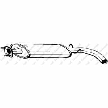 Silencieux central 115-801 Bosal