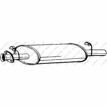 Silencieux central 211-069 Bosal