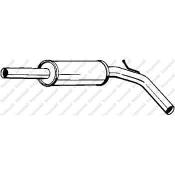 Silencieux central 233-323 Bosal