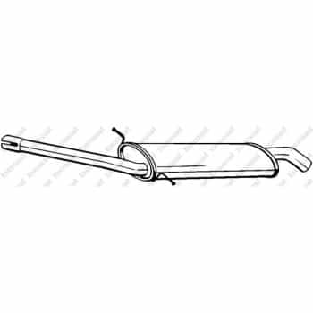 Silencieux central 279-165 Bosal