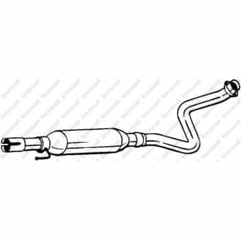 Silencieux central 279-183 Bosal