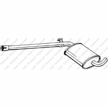 Silencieux central 279-603 Bosal