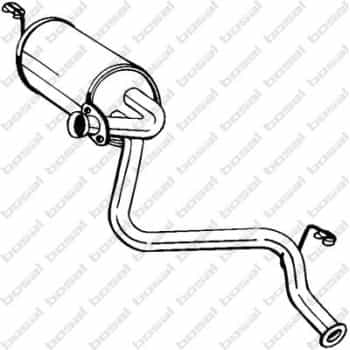 Silencieux arrière 279-723 Bosal