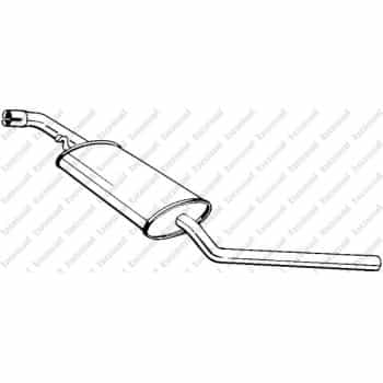Silencieux central 281-463 Bosal