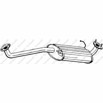 Silencieux central 281-515 Bosal