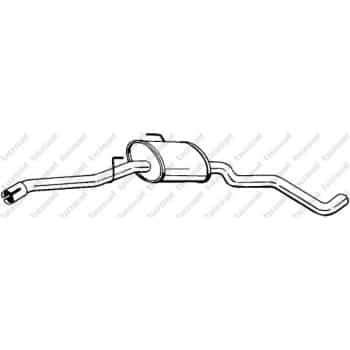 Silencieux central 282-505 Bosal