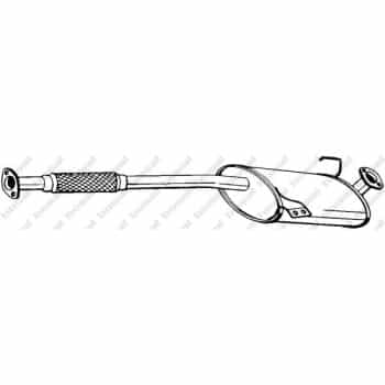 Silencieux central 282-697 Bosal
