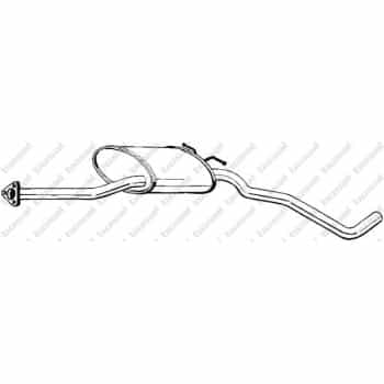 Silencieux central 282-865 Bosal