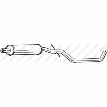 Silencieux central 283-463 Bosal