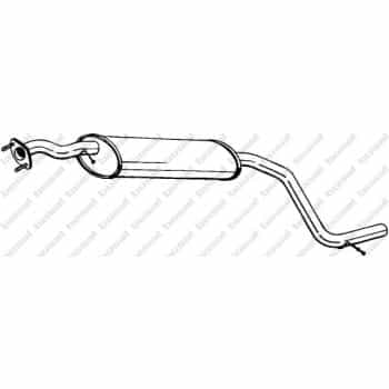 Silencieux central 283-569 Bosal