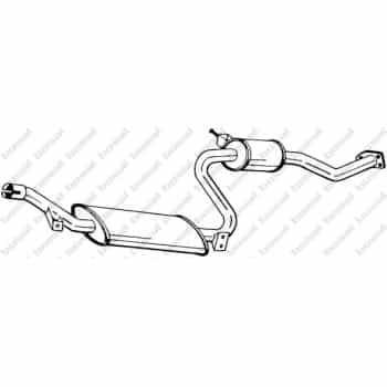 Silencieux central 283-603 Bosal