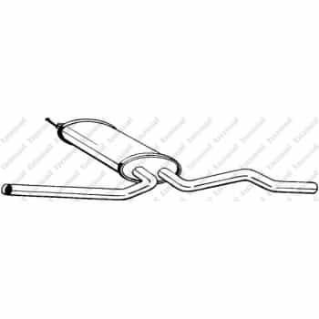 Silencieux central 283-657 Bosal