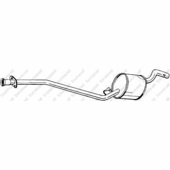 Silencieux central 283-787 Bosal