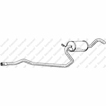 Silencieux central 285-807 Bosal