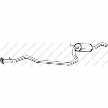 Silencieux central 286-323 Bosal
