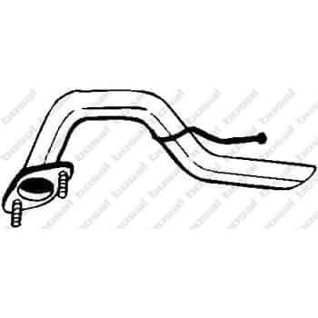Tuyau d'échappement 713-073 Bosal