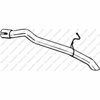 Tuyau d'échappement 840-001 Bosal