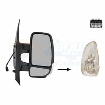 Rétroviseur extérieur R à réglage manuel 3799812 Hagus