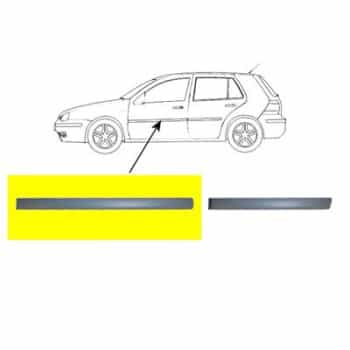 Baguette et bande protectrice, porte